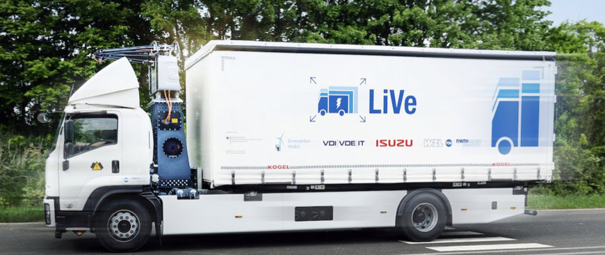 E-TRUCK WITH PANTOGRAPH: WEBASTO SUPPORTS PIONEERING PILOT PROJECT